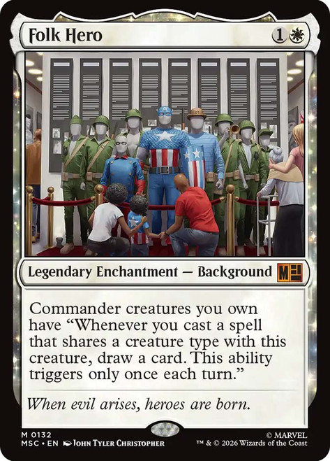 Folk Hero
Marvel Super Heroes Commander
Single
Magic: The Gathering