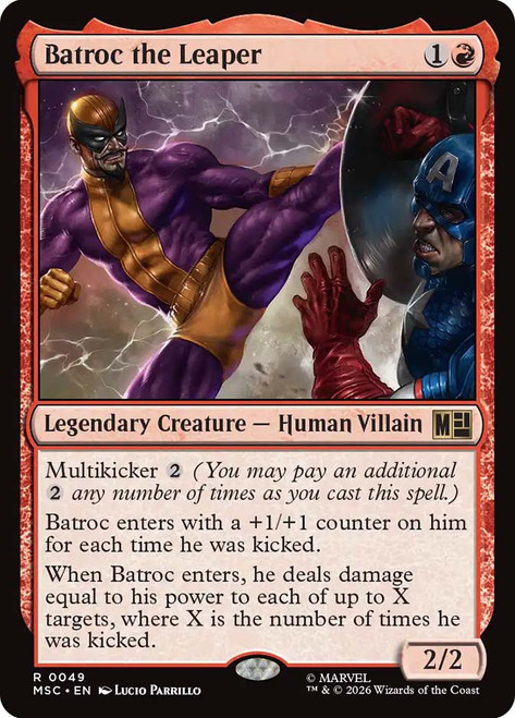 Batroc the Leaper
Marvel Super Heroes Commander
Single
Magic: The Gathering