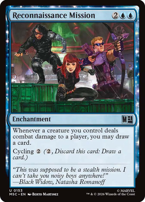 Reconnaissance Mission
Marvel Super Heroes Commander
Single
Magic: The Gathering