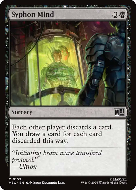 Syphon Mind
Marvel Super Heroes Commander
Single
Magic: The Gathering