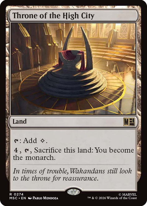 Throne of the High City
Marvel Super Heroes Commander
Single
Magic: The Gathering