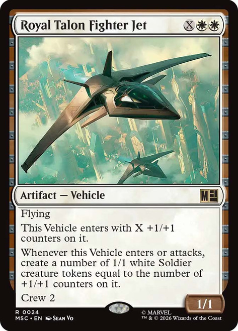 Royal Talon Fighter Jet
Marvel Super Heroes Commander
Single
Magic: The Gathering