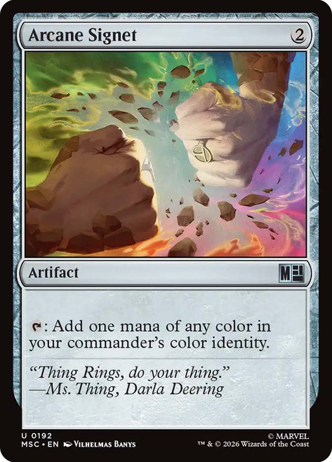 Arcane Signet
Marvel Super Heroes Commander
Single
Magic: The Gathering