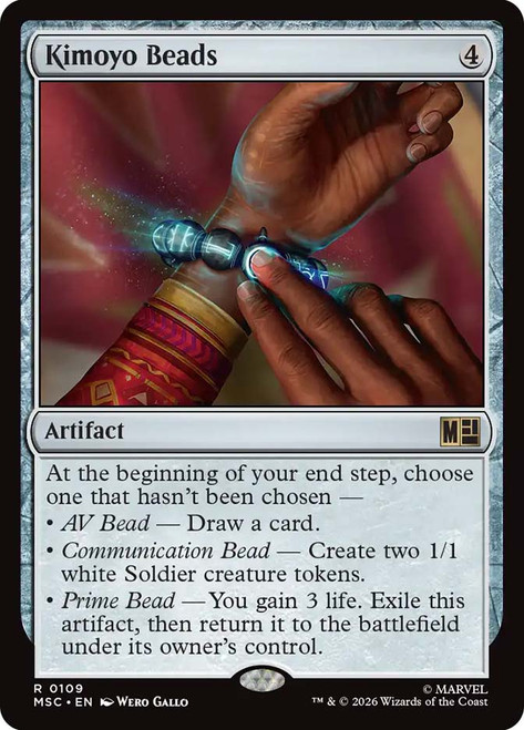 Kimoyo Beads
Marvel Super Heroes Commander
Single
Magic: The Gathering