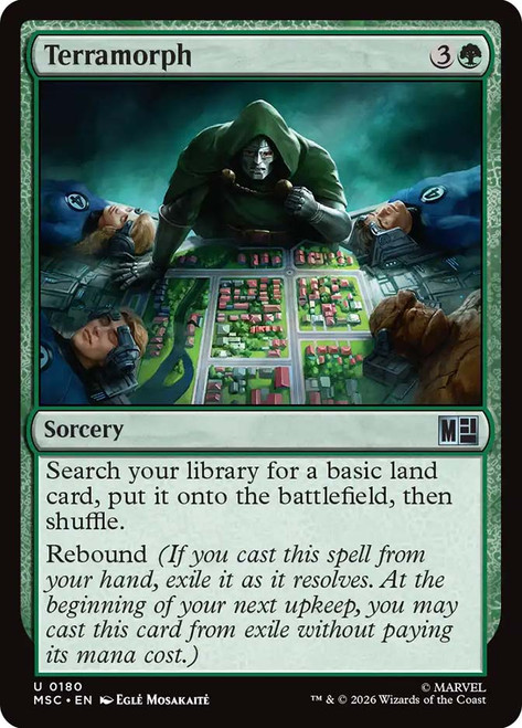 Terramorph
Marvel Super Heroes Commander
Single
Magic: The Gathering