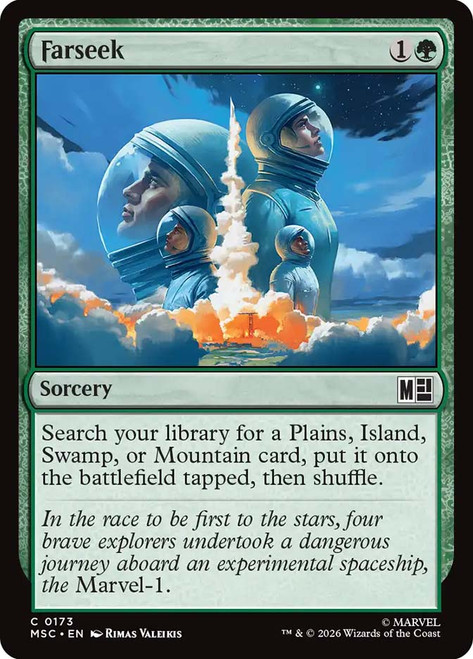 Farseek
Marvel Super Heroes Commander
Single
Magic: The Gathering