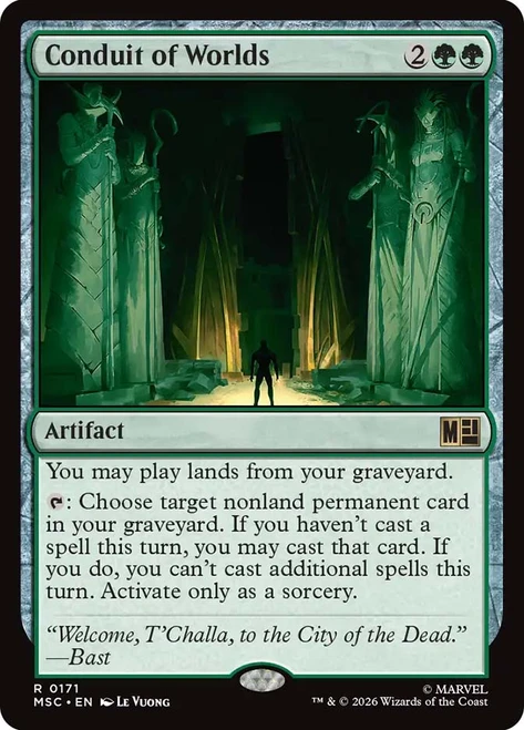 Conduit of Worlds
Marvel Super Heroes Commander
Single
Magic: The Gathering
