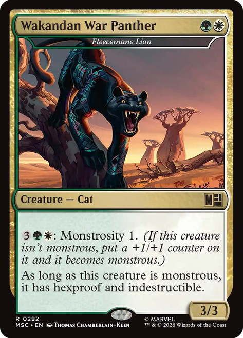 Fleecemane Lion
Marvel Super Heroes Commander
Single
Magic: The Gathering