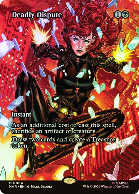 Deadly Dispute
Marvel Universe
Single
Magic: The Gathering
