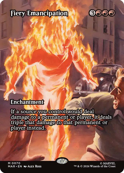 Fiery Emancipation
Marvel Universe
Single
Magic: The Gathering