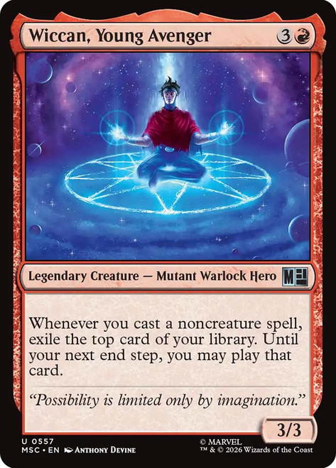 Wiccan, Young Avenger
Marvel Super Heroes Commander
Single
Magic: The Gathering