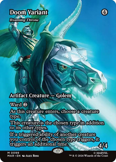 Roaming Throne
Marvel Universe
Single
Magic: The Gathering