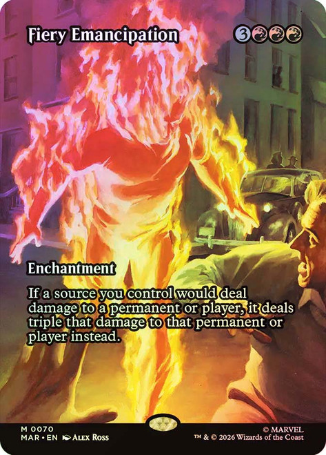 Fiery Emancipation
Marvel Universe
Single
Magic: The Gathering
