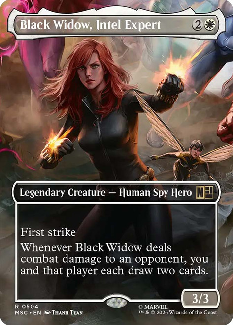 Black Widow, Intel Expert
Marvel Super Heroes Commander
Single
Magic: The Gathering