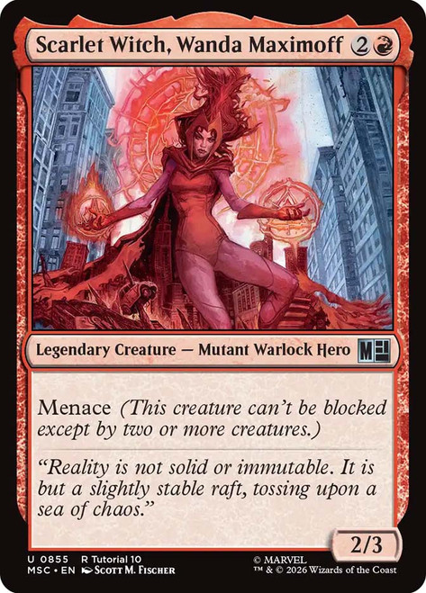 Scarlet Witch, Wanda Maximoff
Marvel Super Heroes Commander
Single
Magic: The Gathering