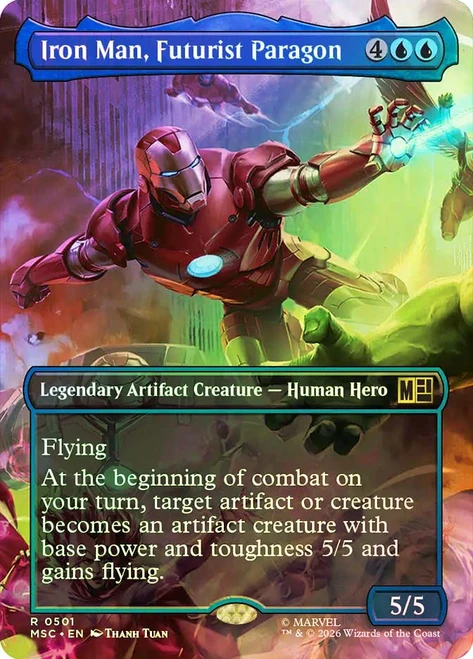 Iron Man, Futurist Paragon
Marvel Super Heroes Commander
Single
Magic: The Gathering