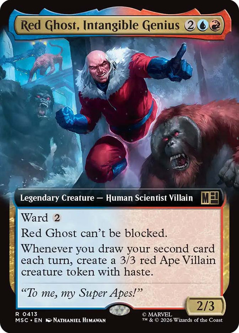 Red Ghost, Intangible Genius
Marvel Super Heroes Commander
Single
Magic: The Gathering
