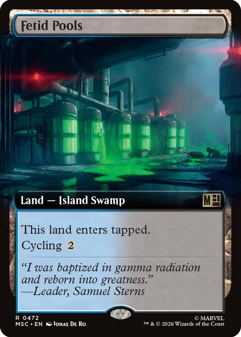 Fetid Pools
Marvel Super Heroes Commander
Single
Magic: The Gathering