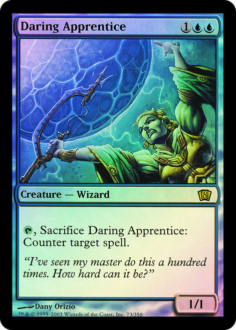 Daring Apprentice\n8th Edition\nSingle\nMagic The Gathering