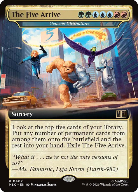 Genesis Ultimatum (The Five Arrive)
Marvel Super Heroes Commander
Single
Magic: The Gathering