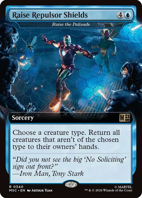 Raise the Palisade
Marvel Super Heroes Commander
Single
Magic: The Gathering