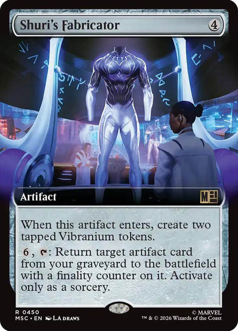 Shuri's Fabricator
Marvel Super Heroes Commander
Single
Magic: The Gathering