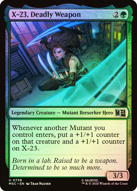 X-23, Deadly Weapon | Marvel Super Heroes Commander | Star City Games