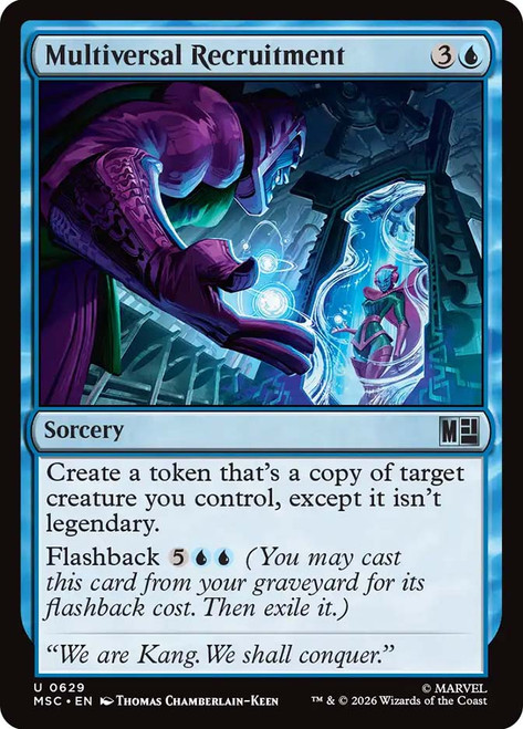 Multiversal Recruitment
Marvel Super Heroes Commander
Single
Magic: The Gathering