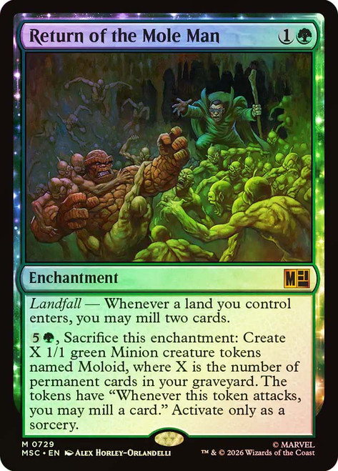 Return of the Mole Man
Marvel Super Heroes Commander
Single
Magic: The Gathering