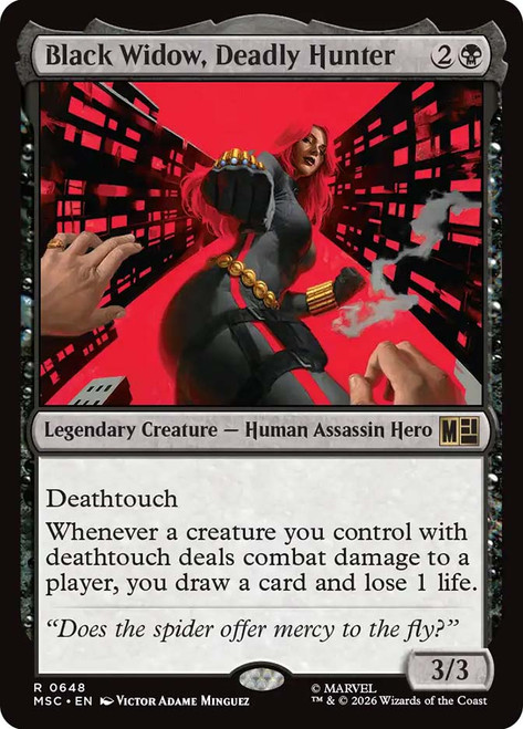 Black Widow, Deadly Hunter | Marvel Super Heroes Commander | Star