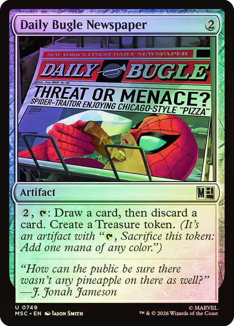 Daily Bugle Newspaper
Marvel Super Heroes Commander
Single
Magic: The Gathering