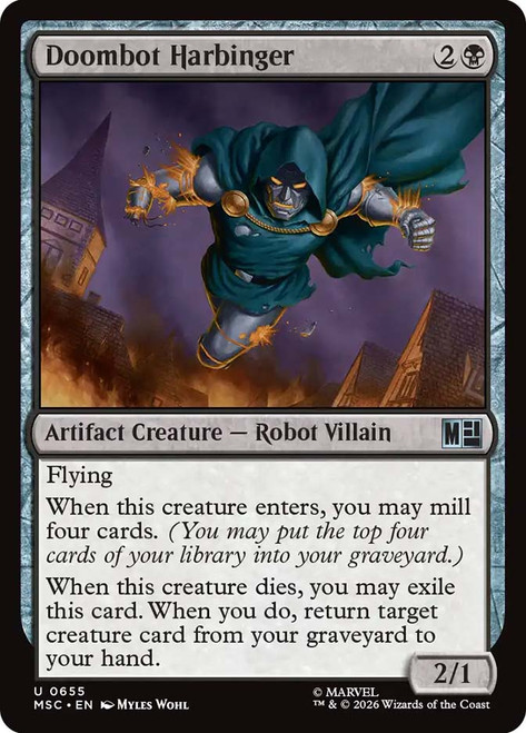Doombot Harbinger
Marvel Super Heroes Commander
Single
Magic: The Gathering