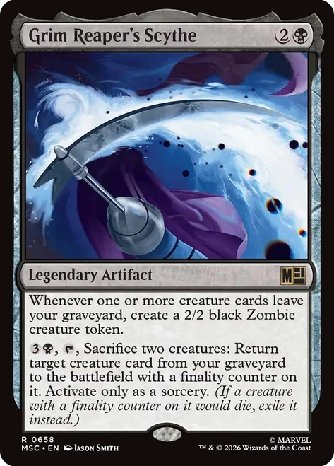 Grim Reaper's Scythe
Marvel Super Heroes Commander
Single
Magic: The Gathering