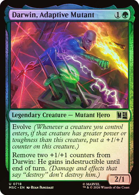 Darwin, Adaptive Mutant
Marvel Super Heroes Commander
Single
Magic: The Gathering