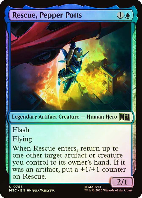 Rescue, Pepper Potts
Marvel Super Heroes Commander
Single
Magic: The Gathering