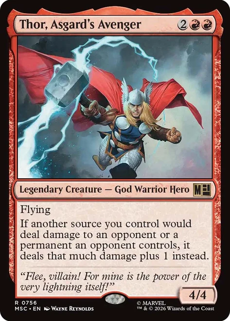 Thor, Asgard's Avenger
Marvel Super Heroes Commander
Single
Magic: The Gathering
