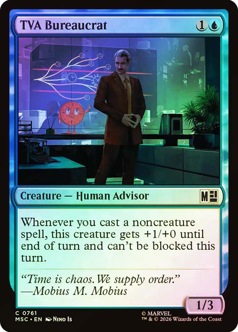 TVA Bureaucrat
Marvel Super Heroes Commander
Single
Magic: The Gathering