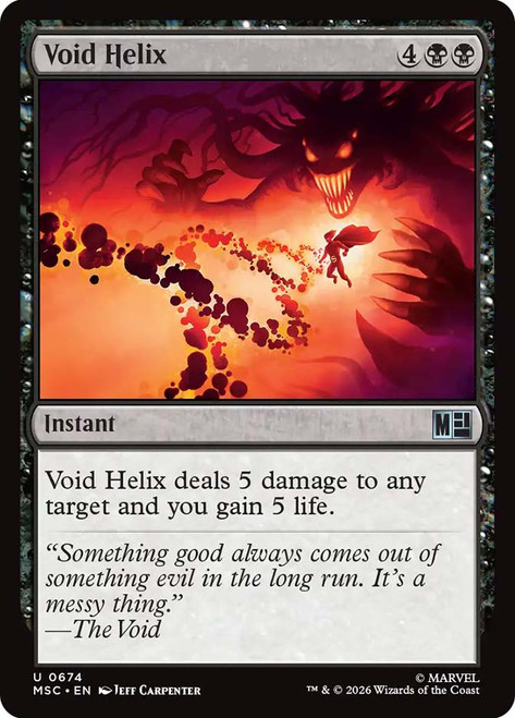 Void Helix
Marvel Super Heroes Commander
Single
Magic: The Gathering