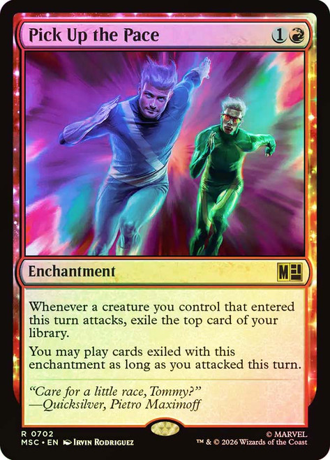 Pick Up the Pace
Marvel Super Heroes Commander
Single
Magic: The Gathering