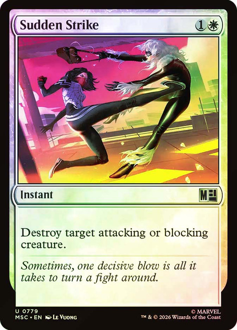 Sudden Strike
Marvel Super Heroes Commander
Single
Magic: The Gathering