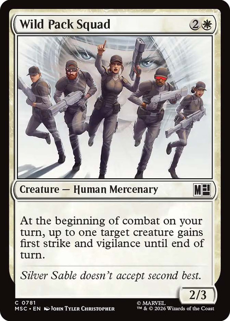 Wild Pack Squad
Marvel Super Heroes Commander
Single
Magic: The Gathering