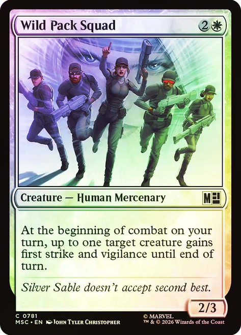 Wild Pack Squad
Marvel Super Heroes Commander
Single
Magic: The Gathering