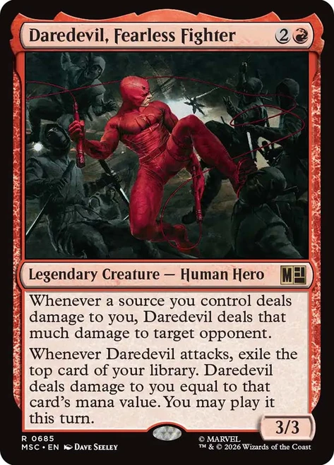 Daredevil, Fearless Fighter
Marvel Super Heroes Commander
Single
Magic: The Gathering