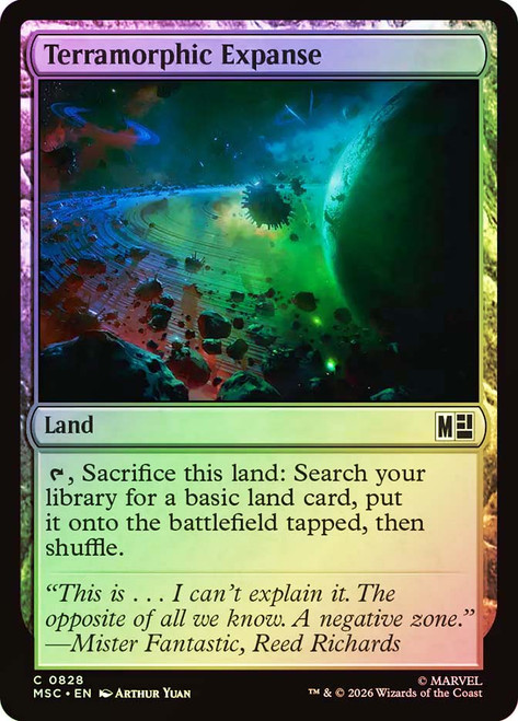 Terramorphic Expanse
Marvel Super Heroes Commander
Single
Magic: The Gathering