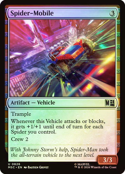 Spider-Mobile
Marvel Super Heroes Commander
Single
Magic: The Gathering