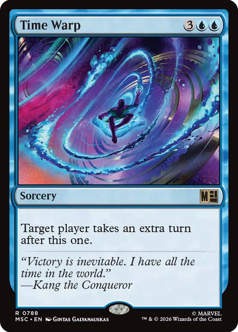 Time Warp
Marvel Super Heroes Commander
Single
Magic: The Gathering