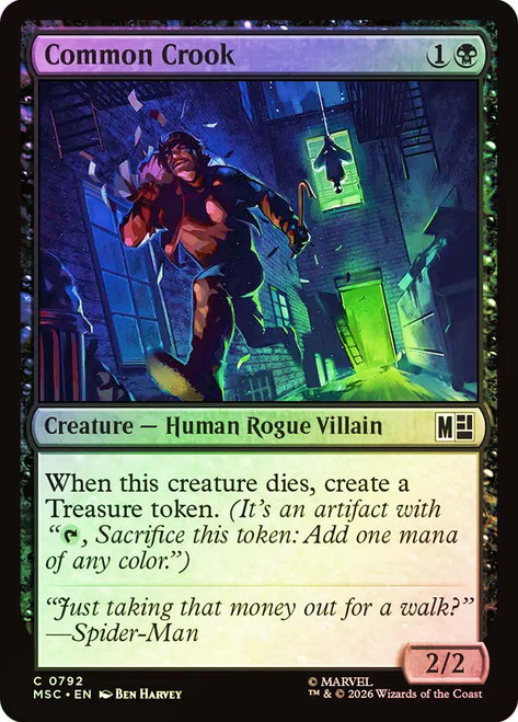 Common Crook
Marvel Super Heroes Commander
Single
Magic: The Gathering