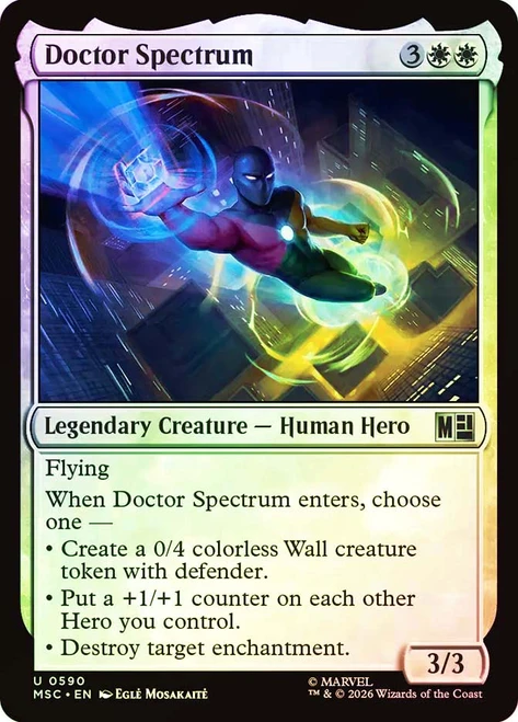 Doctor Spectrum
Marvel Super Heroes Commander
Single
Magic: The Gathering