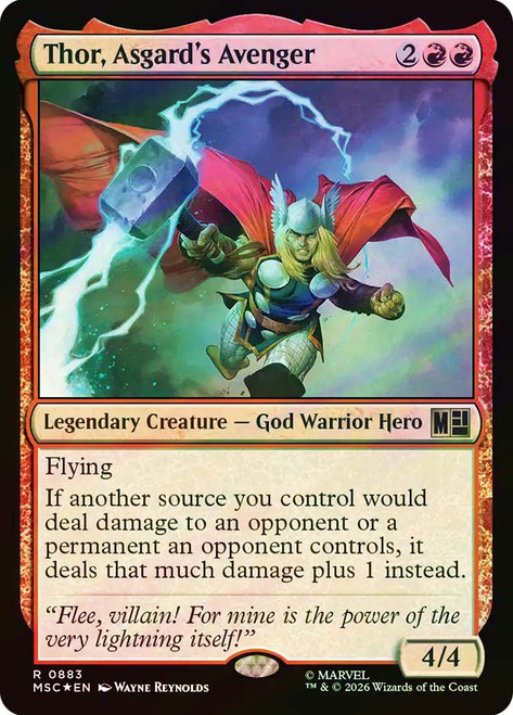Thor, Asgard's Avenger
Marvel Super Heroes Commander
Single
Magic: The Gathering