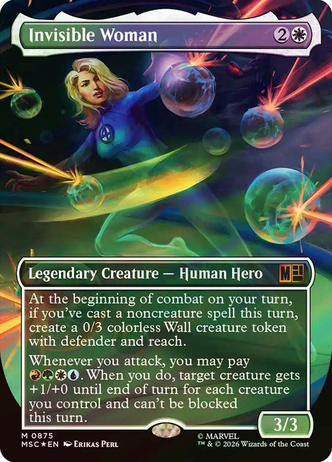 Invisible Woman
Marvel Super Heroes Commander
Single
Magic: The Gathering